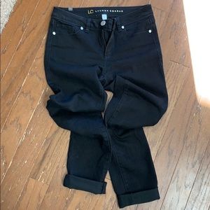 Woman’s Lauren Conrad black skinny jeans